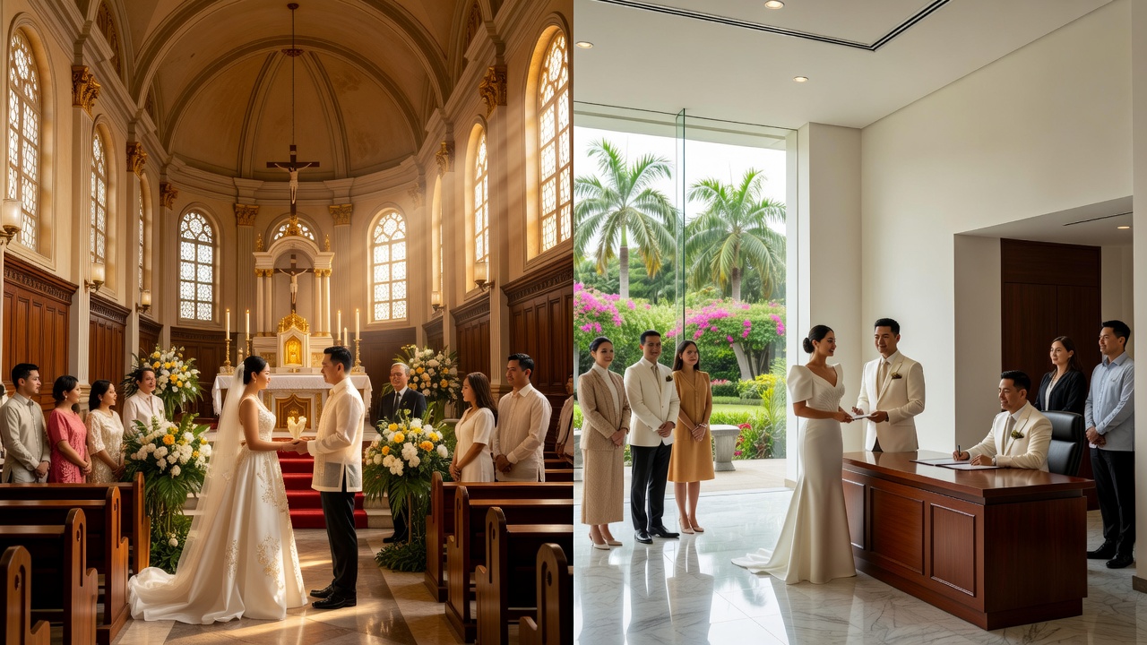 Main Differences: Church Wedding vs Civil Wedding (Philippines)