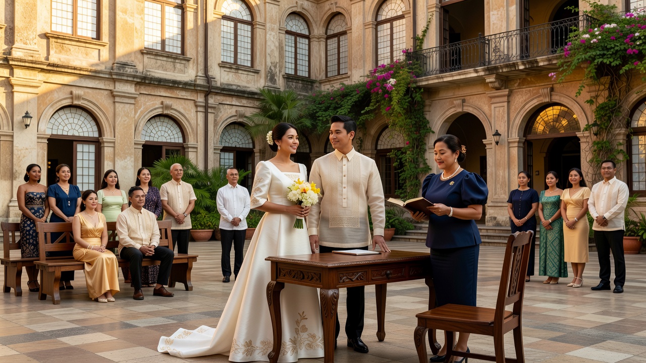 What is a civil wedding in the Philippines?