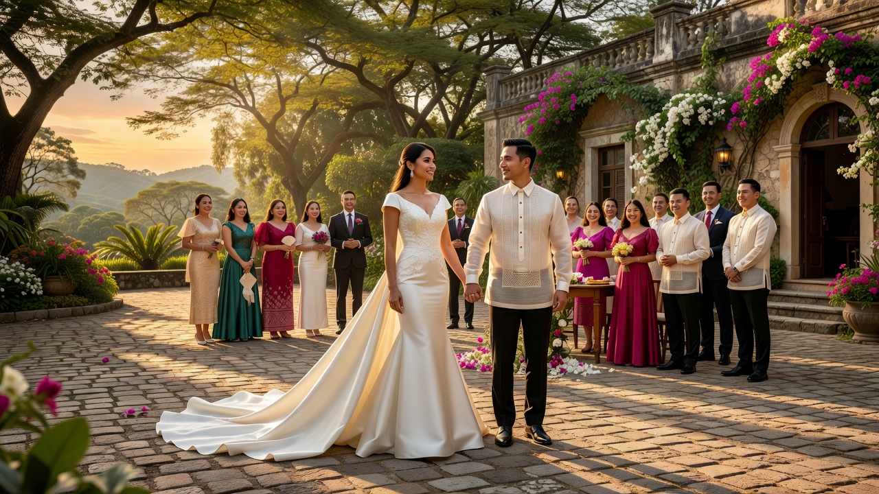 What silhouette is “flattering” for Filipina brides?