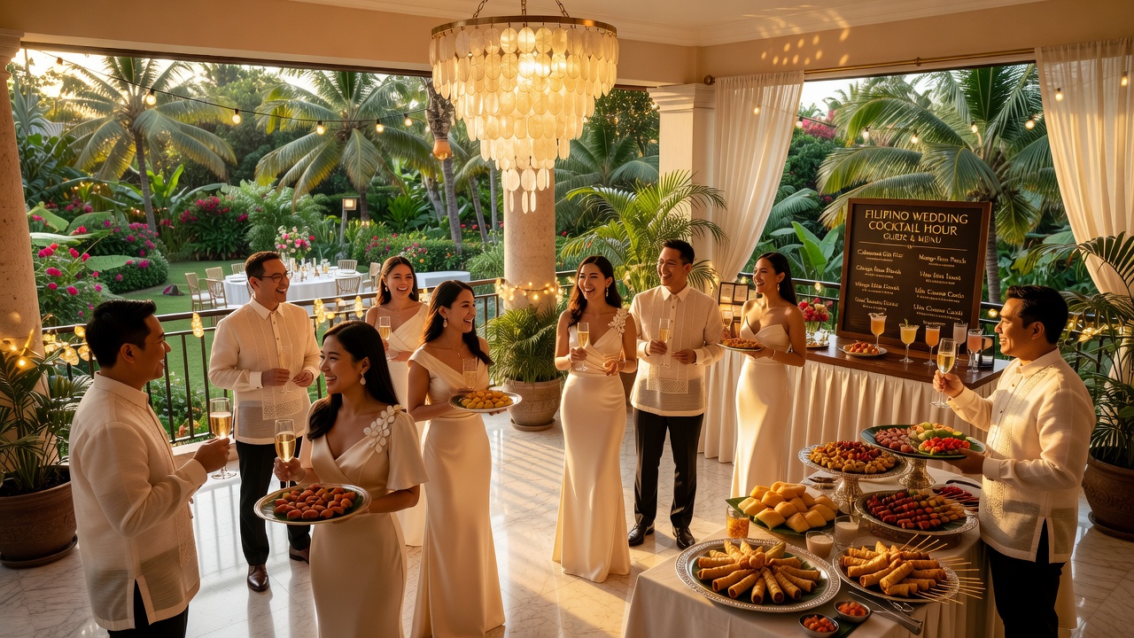 What Is the Filipino Wedding Cocktail Hour (and Why It Matters)?