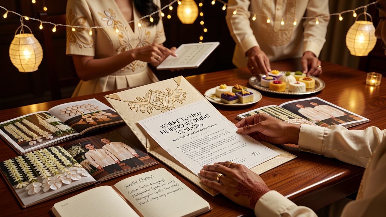 Where to Find Filipino Wedding Vendors