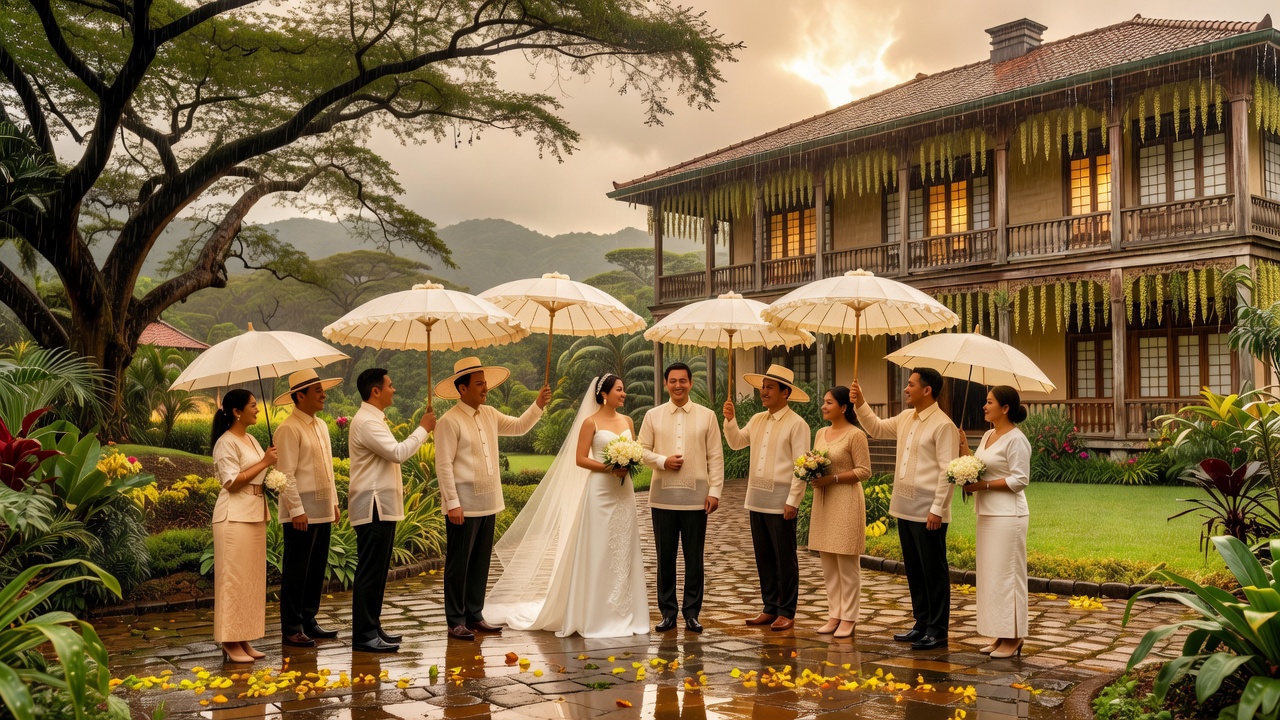 What counts as “rainy season” for a Philippine wedding?