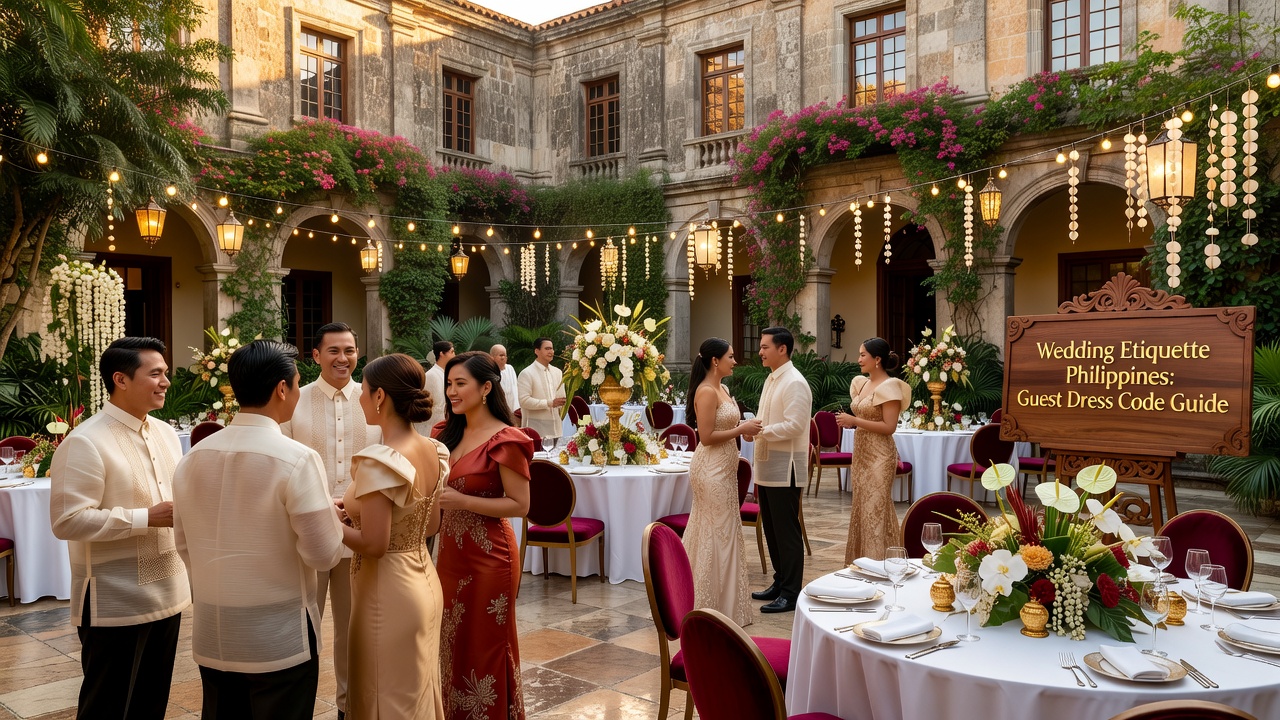 Wedding Etiquette Philippines: What to Wear by Dress Code?
