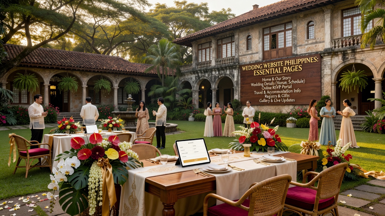What pages should your wedding website include?