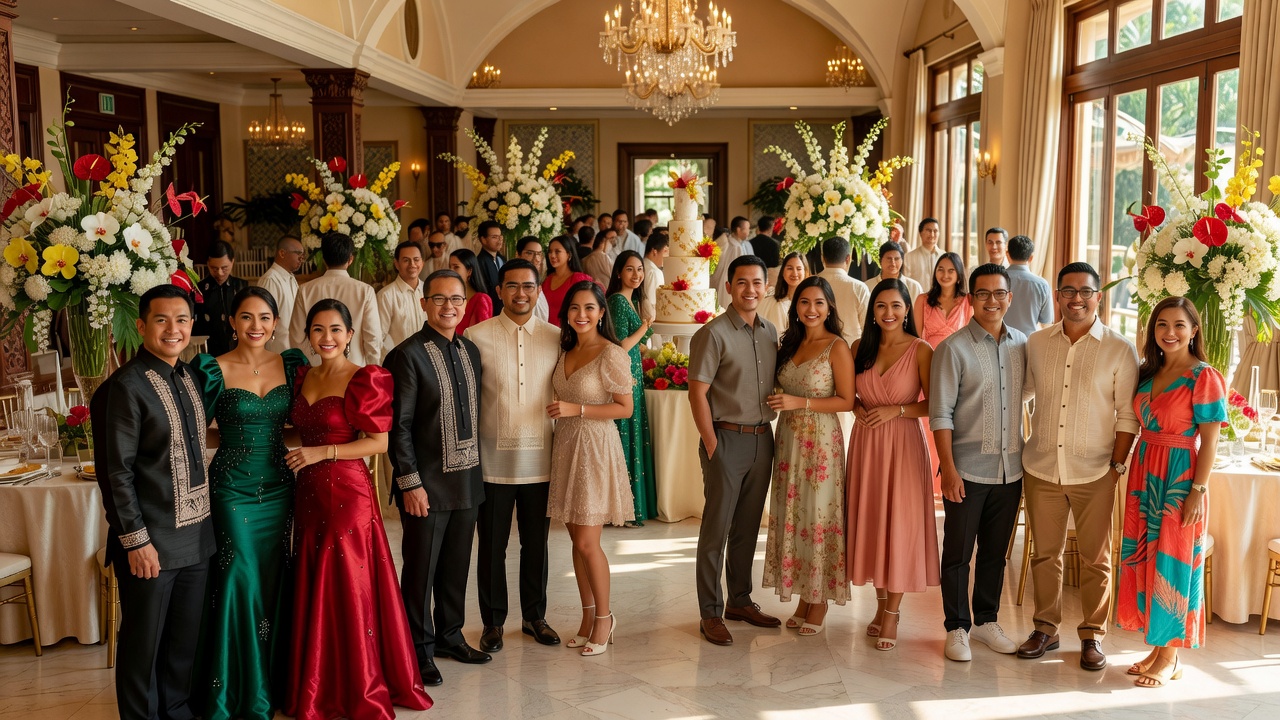 The Four Main Dress Codes at Filipino Weddings